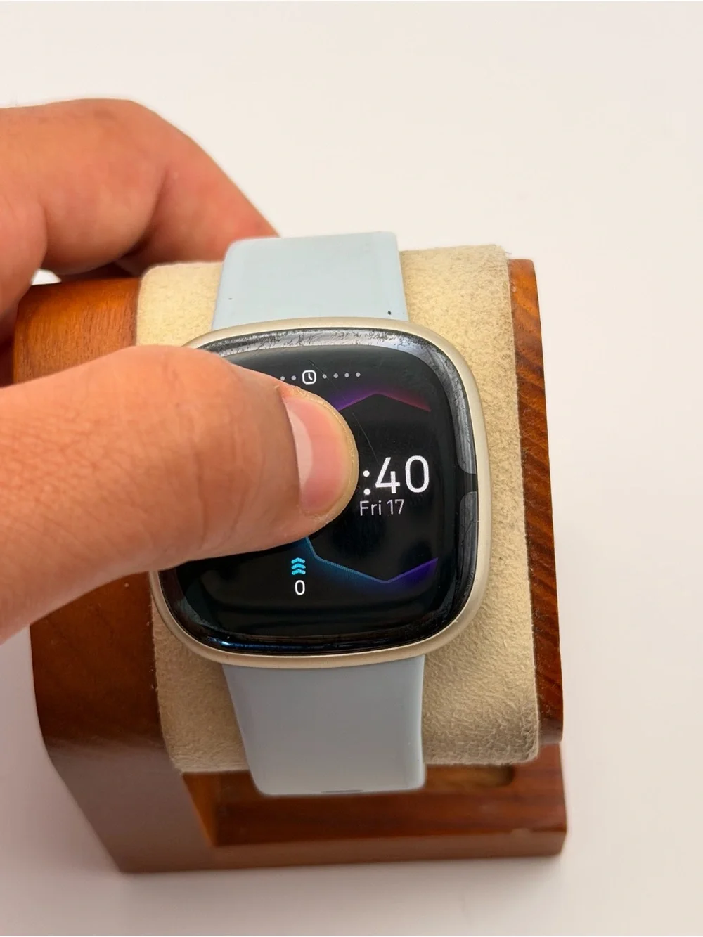 Fitbit Sense 2, Tested, Gold/blue, Good, Charger Included, Latest Model